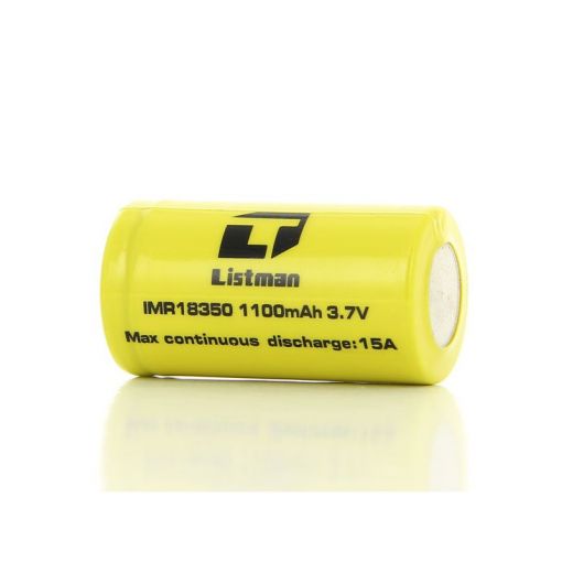ACCU battery 9A 18350 1100MAH LISTMAN
