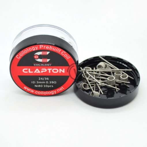 Coilology coils for DL Clapton Ni80 - NiChrome - 10pcs