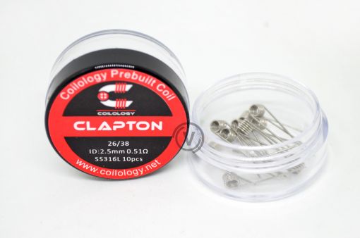 Coilology coils for DL Clapton Ni80 - NiChrome - 10pcs