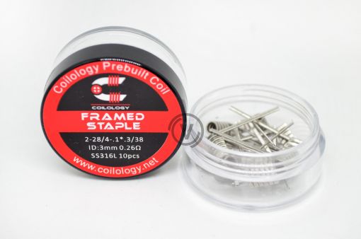 Coilology coils for DL Framed Staple SS316L, 10pcs
