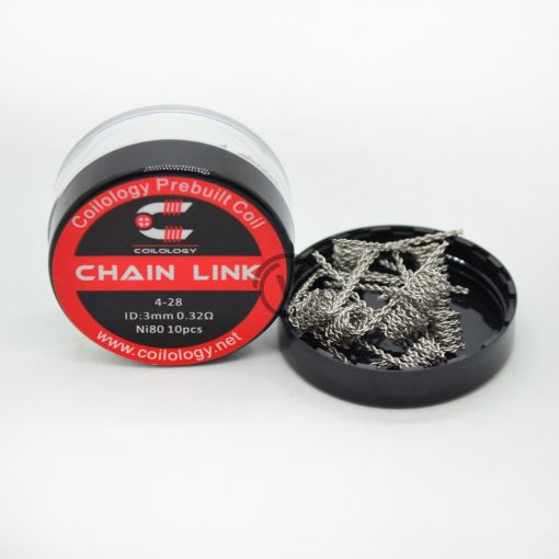 Coilology coils for DL Chain Link Ni80 - NiChrome - 10pcs