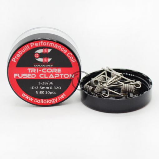 Coilology coils for DL Tri-Core Fused Clapton Ni80 - NiChrome - 10pcs