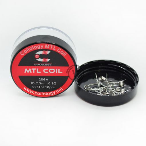Coilology coils for MTL 0,9 ohm SS316L, 10pcs