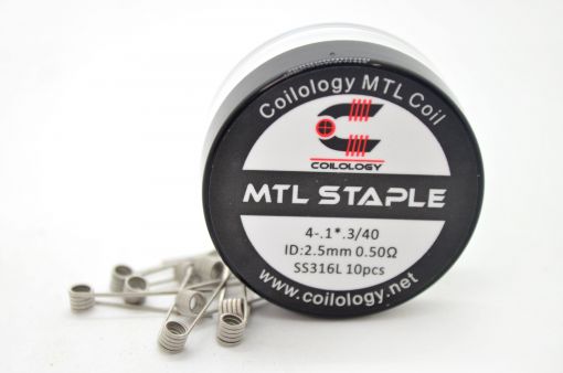 Coilology coils for MTL Staple SS316L, 10pcs