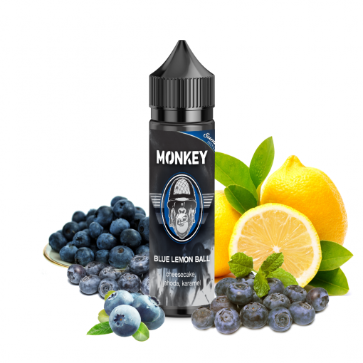 Monkey Liquid - Blue Lemon Ball 10ml Longfill