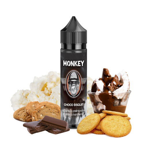 Monkey Liquid - Choco Bisquit 10ml Longfill