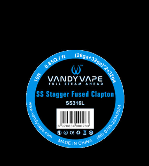 Vandy Vape stainless steel wire Stagger Fused SS316L, 3,04m
