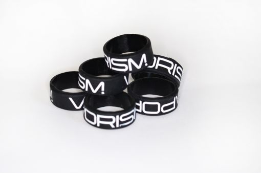 VAPORISM Black Decorative Silicone Ring