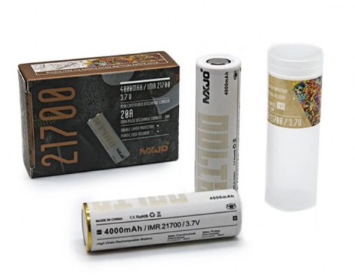 MXJO battery 21700 - 4000mAh 20A + Free plastic case
