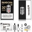 Yachtvape Pandora V2 MTL RTA including bell cap glasses