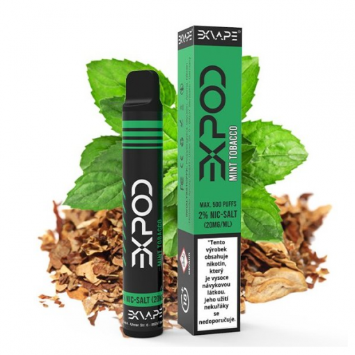 EXVAPE EXPOD disposable - Mint Tobacco 20mg