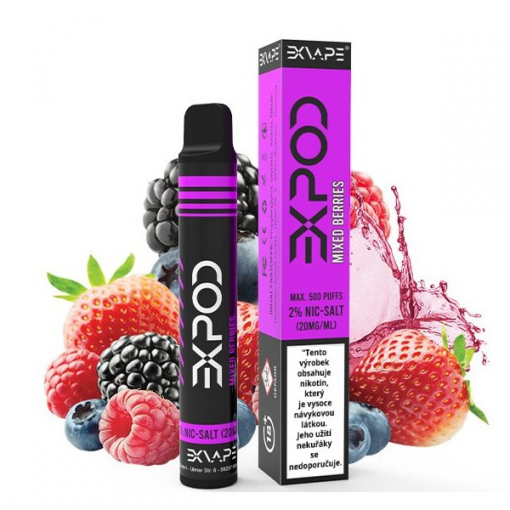 EXVAPE EXPOD disposable - Mixed Berries 20mg