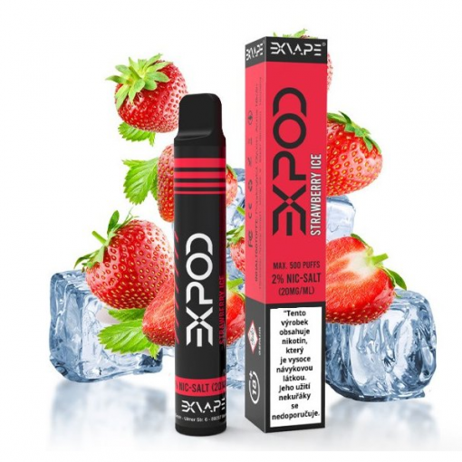 EXVAPE EXPOD disposable - Strawberry Ice 20mg