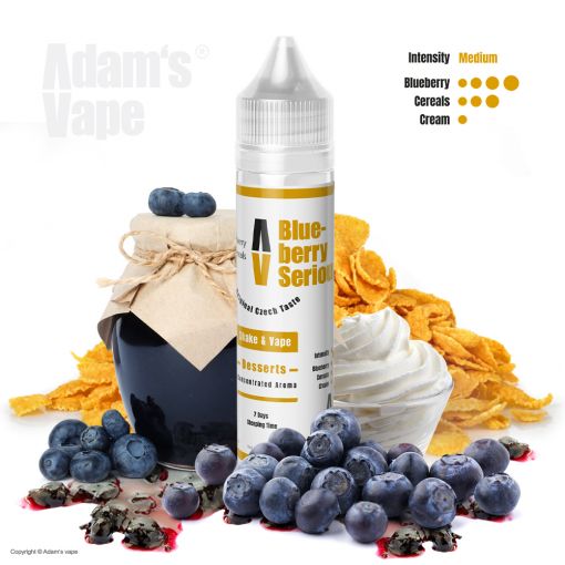 Adams vape - Blueberry Serious 10ml Longfill