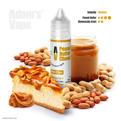 Adams vape - Peanut Butter Cheesecake 10ml Longfill