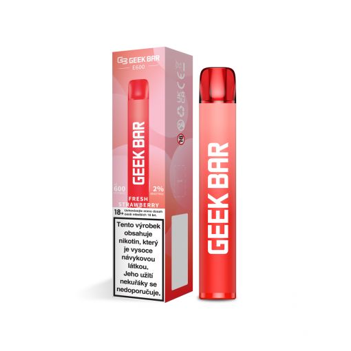 GEEK BAR E600 disposable ecigarette - Fresh Strawberry