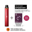 Elektronická cigareta VUSE ePod Červená + 2ks cartridge zdarma