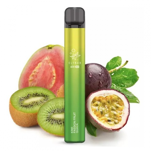 Elf Bar 600 V2  Kiwi Passion Fruit Guava - 20mg disposable ecigarette