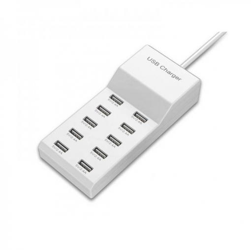 USB Hub 50W 727U 10x USB-A output