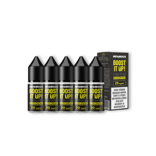 Infamous booster DL 70/30 - 20mg - 5x10ml - 5pcs