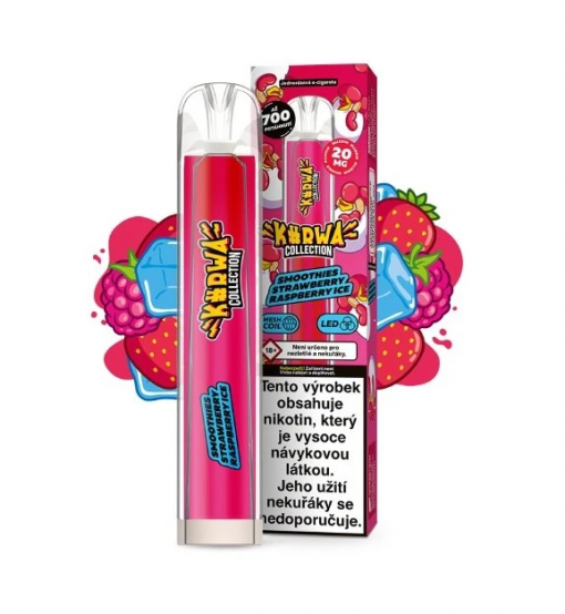 KURWA Collection Disposable cigarette Smoothies Strawberry Raspberry Ice