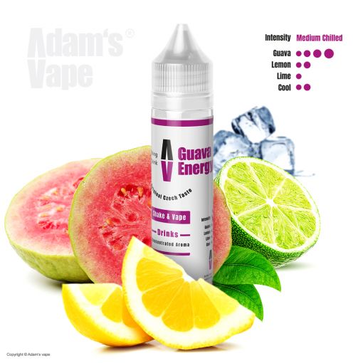 Adams vape - Guava Energy 10ml Longfill