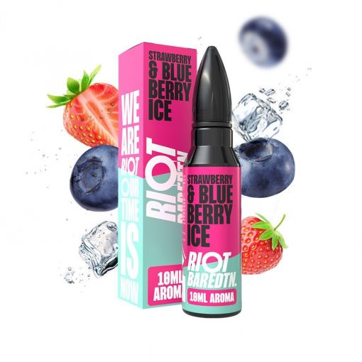 Riot Squad - BAR EDTN - Strawberry and Blueberry Ice 10ml Longfill