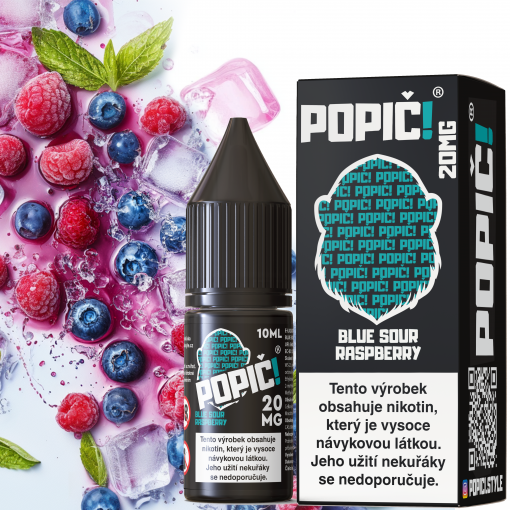NicSalt POPIČ! - Blueberry Sour Raspberry - 20mg