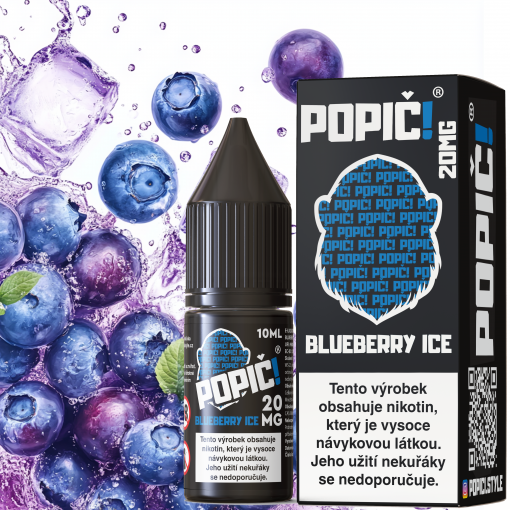 NicSalt POPIČ! - Blueberry ICE - 20mg