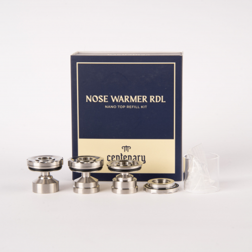 Centenary Mods - Nose Warmer RDL Nano Top Refill Kit for Diplomat RDL RTA - Brushed