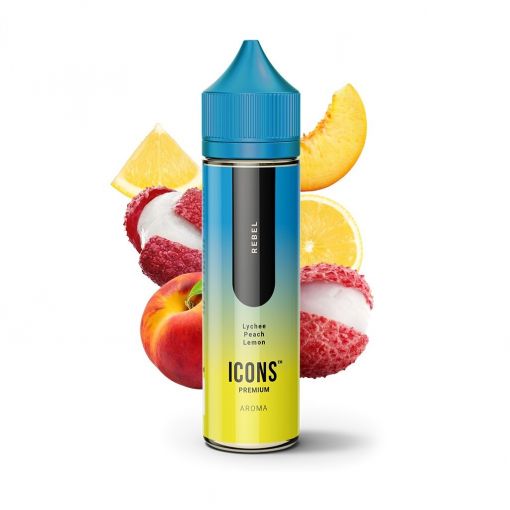 Příchuť Icons: Rebel / Liči, broskev, citron - 10ml
